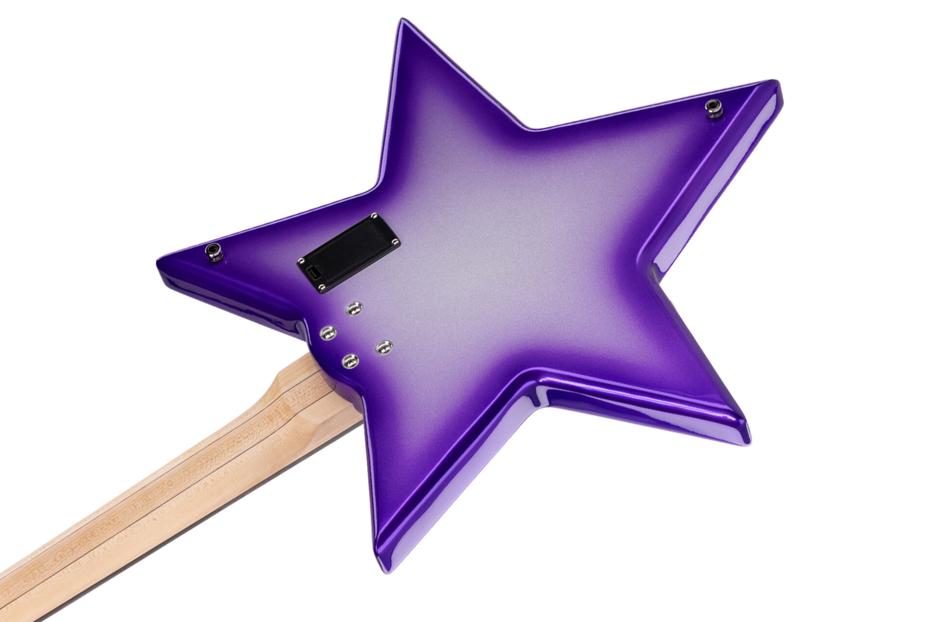 RockBass Artist Line Bootsy Collins Space Bass, 4-String - Special Purple Bootsy Finish